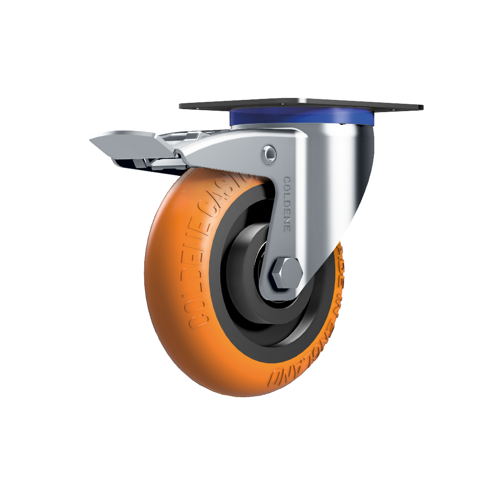 Swivel Braked ERGO ORANGE - PQ - 041023