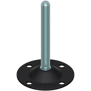 Coldene-Cataphoresis-Steel-Foot-Stamped-Articulated-Bolt-Down-124-mm-Base-Threaded