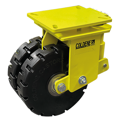 Coldene - Heavy Duty Automotive Plant Suspension Shock Absorption Swivel Castor with Directional Lock - 3 Tonne - CDFABTWTP300-4TS-DL - Main Image