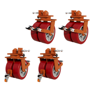 Coldene - Import Range Container Castors - 25 Tonne Standard Duty Set of Four Swivel Main Image