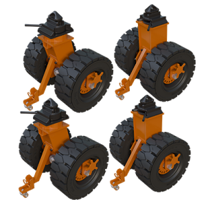 Coldene - Import Range Container Castors - 6 Tonne Rough Terrain Set of Four Mixed Fixed and Swivel Main Image