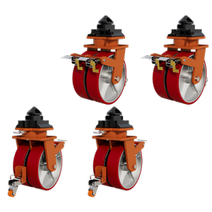 Coldene - Import Range Container Castors - 6 Tonne Standard Duty Set of Four Swivel Main Image