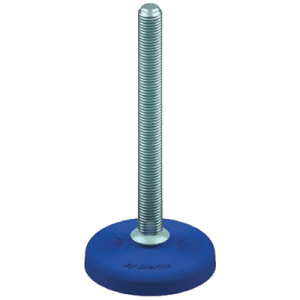Coldene-Plastic-Foot-Low-profile-Mild-Steel-Screw-Articulated-16-83-mm-Base-Blue