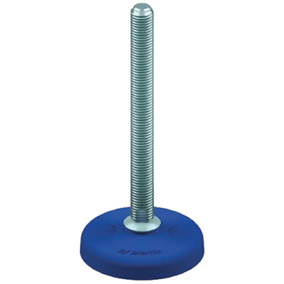 Coldene-Plastic-Foot-Low-profile-Mild-Steel-Screw-Articulated-16-83-mm-Base-Blue