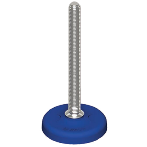 Coldene-Plastic-Foot-Low-profile-Stainless-Steel-Screw-Articulated-16-83-mm-Base-blue