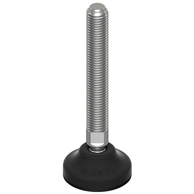Coldene-Plastic-Foot-Stainless-Steel-Screw-Articulated-HEX14-50-mm-Base