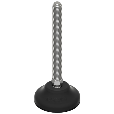 Coldene-Plastic-Foot-Stainless-Steel-Screw-Articulated-HEX14-65-mm-Base