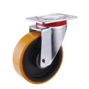 Polyurethane Tyre Cast Iron Core Swivel Castor