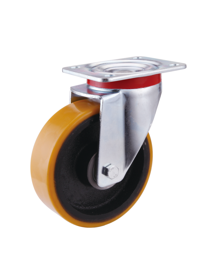 Polyurethane Tyre Cast Iron Core Swivel Castor