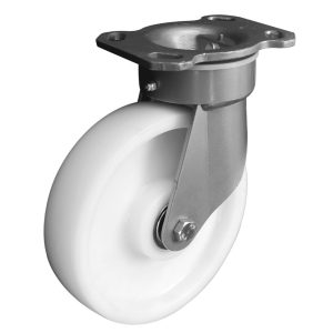 SINGLE WHEEL FABRICATED PLATE SWIVEL CASTORS NYLON CDSTPFABXXXNY-XXXX